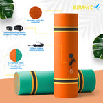 Load image into Gallery viewer, Floating Island For Lakes or Pools - 9 X 6 FEET (ORANGE/GREEN)
