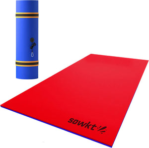 Floating Island For Lakes or Pools - 9 X 6 FEET (RED/BLUE)