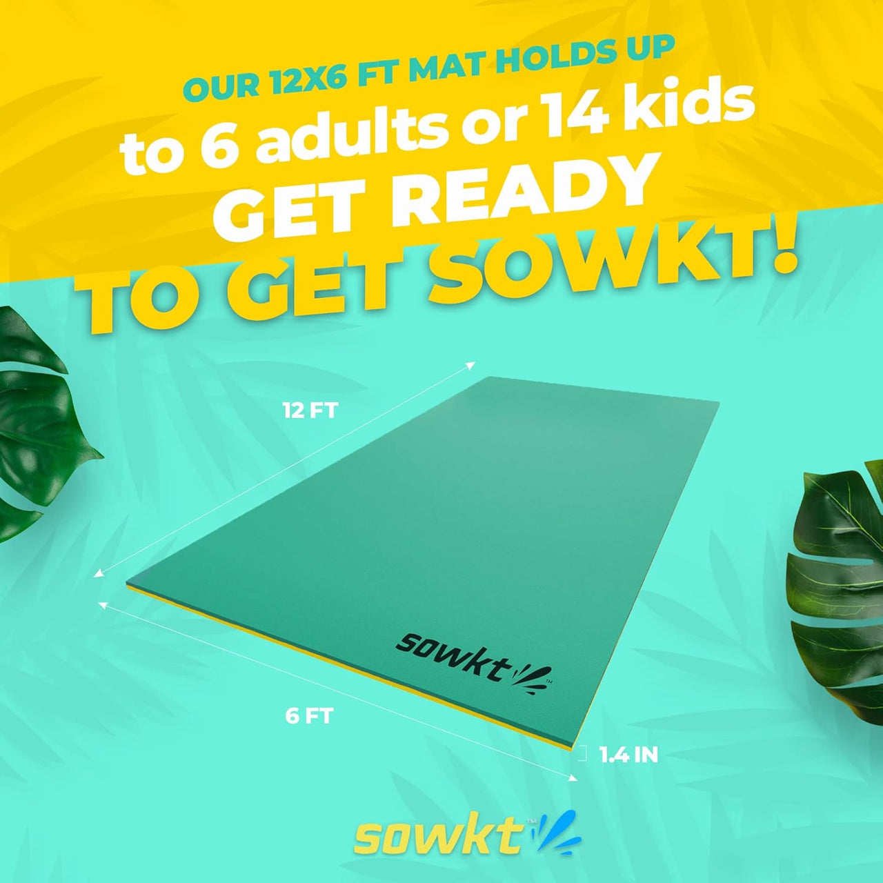 SOWKT® Made in USA Lily Pad Floating Mat