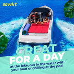 Load image into Gallery viewer, Premium Floating Mat for Lakes and Pools (8x4 ft) - Water Mat, Floating Dock, Floating Pads for Water - Lake Floats for Adults and Kids for Unlimited Fun!
