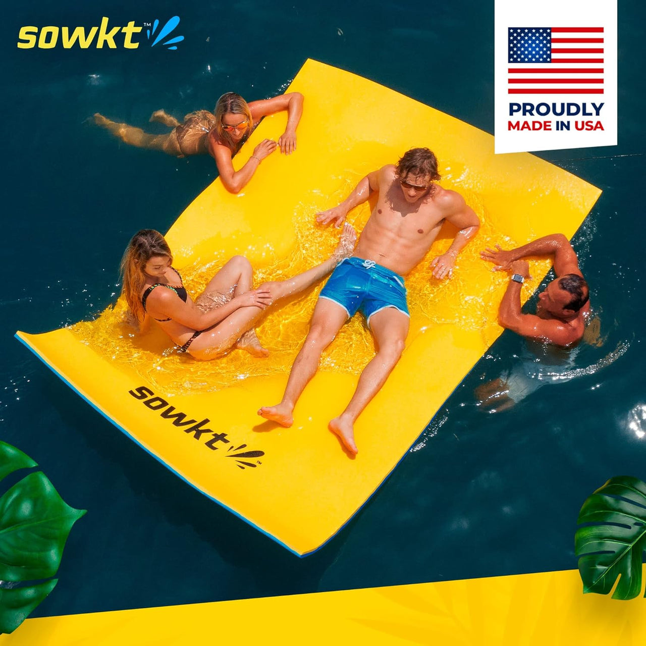 SOWKT® Made in USA Lily Pad Floating Mat