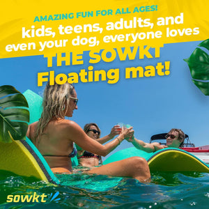 Premium Floating Mat for Lakes and Pools - Extra Large (18 x 6 feet) Water Mat Floating Dock - Lake Floats for Adults and Kids for Unlimited Fun!